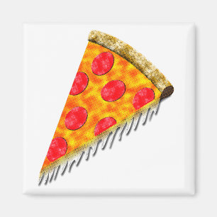 Vintage annons Pizza Slice Magnet
