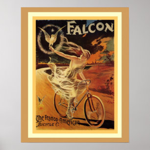 Vintage annons Poster för Falcon Bicycles 16 x 20