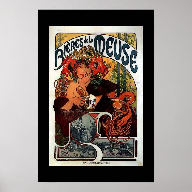 Vintage Annons Poster Paris (Framsidan)