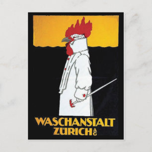Vintage annons Poster vykort