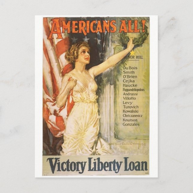 vintage annons Poster vykort (Framsida)