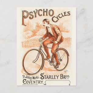 Vintage annons Poster vykort