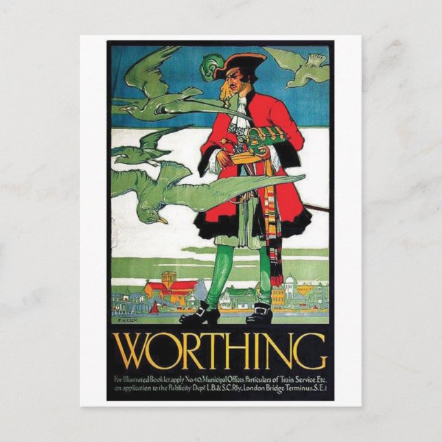 vintage annons Poster vykort (Framsida)