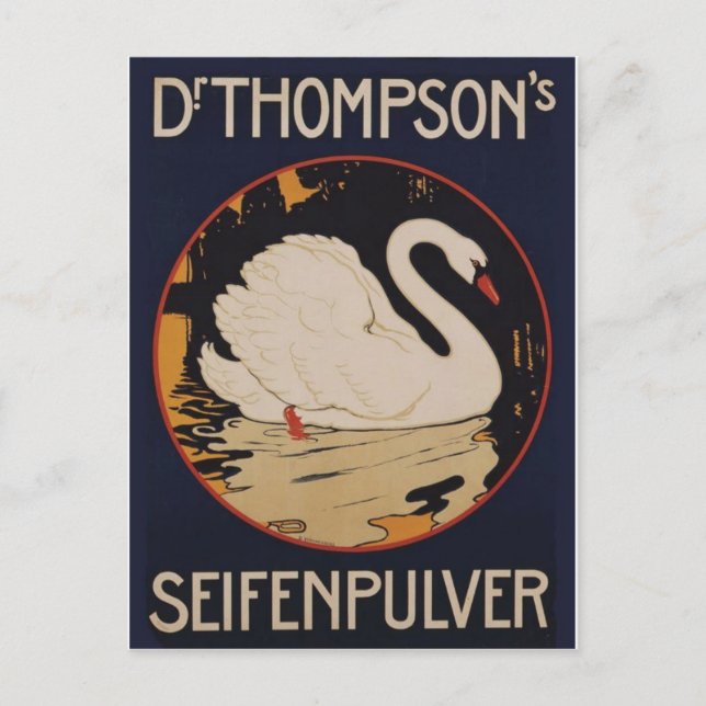 vintage annons Poster vykort (Framsida)