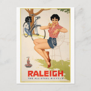 Vintage annons Poster vykort