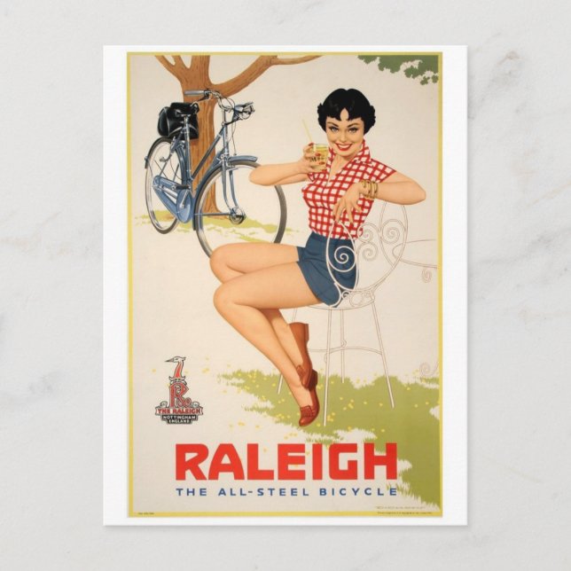 Vintage annons Poster vykort (Framsida)