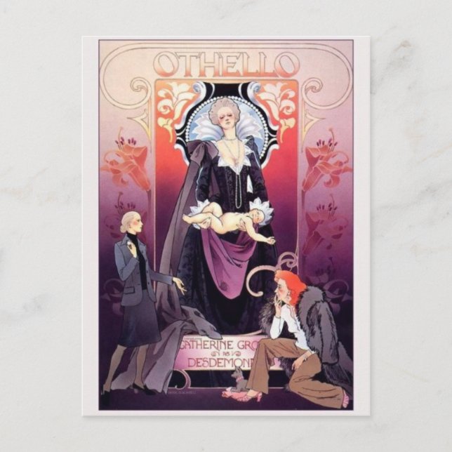 vintage annons Poster vykort (Framsida)