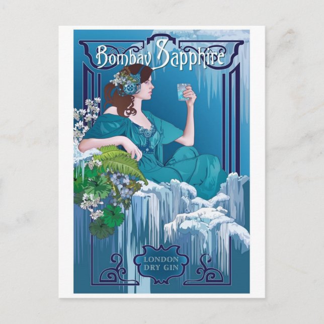 vintage annons Poster vykort (Framsida)