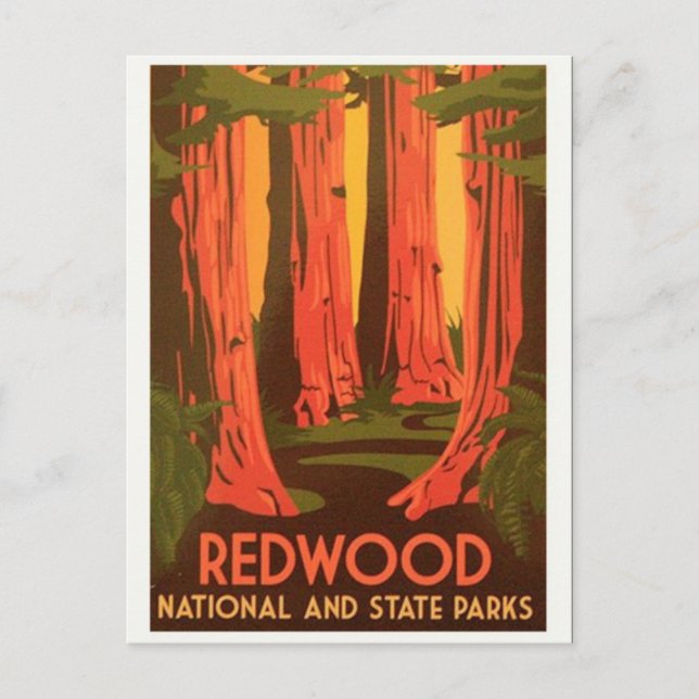 vintage annons Poster vykort (Framsida)