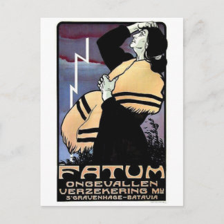 Vintage annons Poster vykort