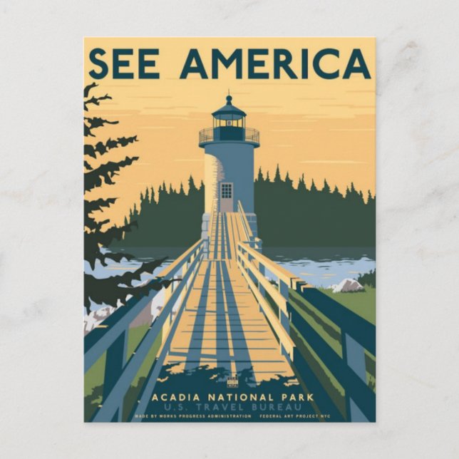 vintage annons Poster vykort (Framsida)