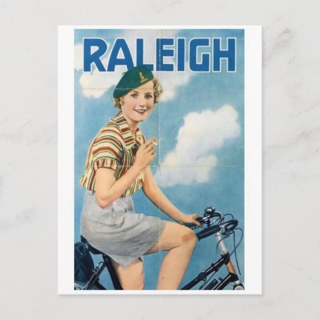 Vintage annons Poster vykort (Framsida)