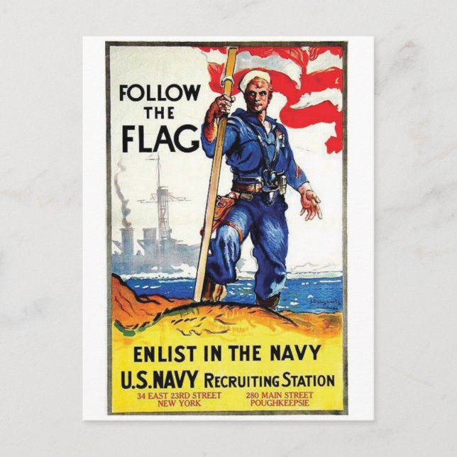 vintage annons Poster vykort (Framsida)