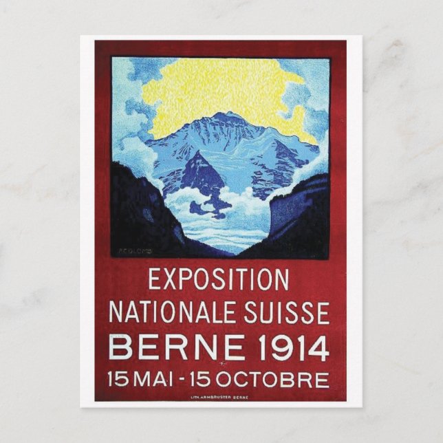vintage annons Poster vykort (Framsida)