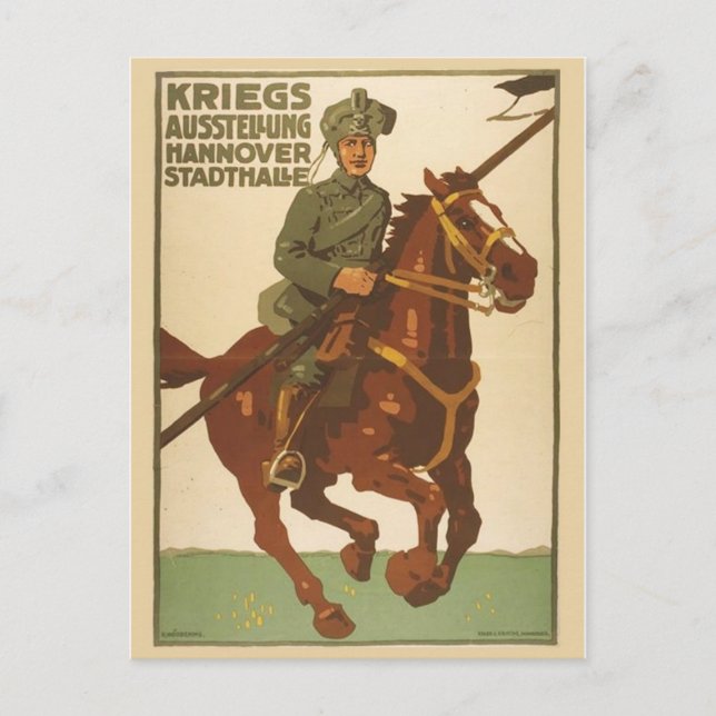 Vintage annons Poster vykort (Framsida)