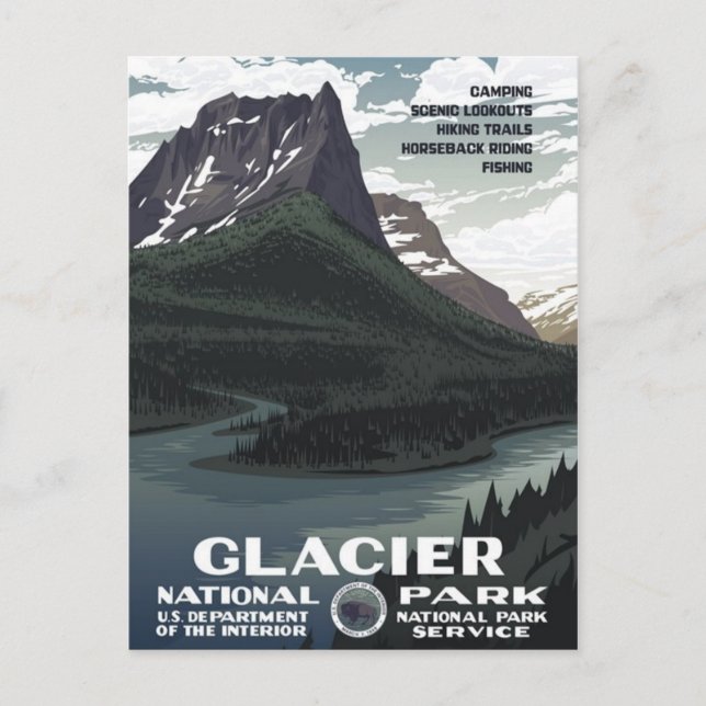 Vintage annons Poster vykort (Framsida)