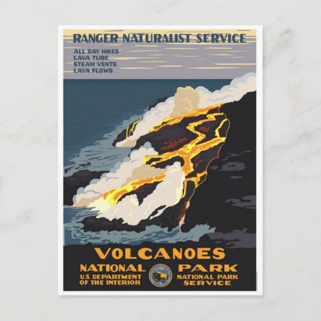 Vintage annons Poster vykort (Framsida)