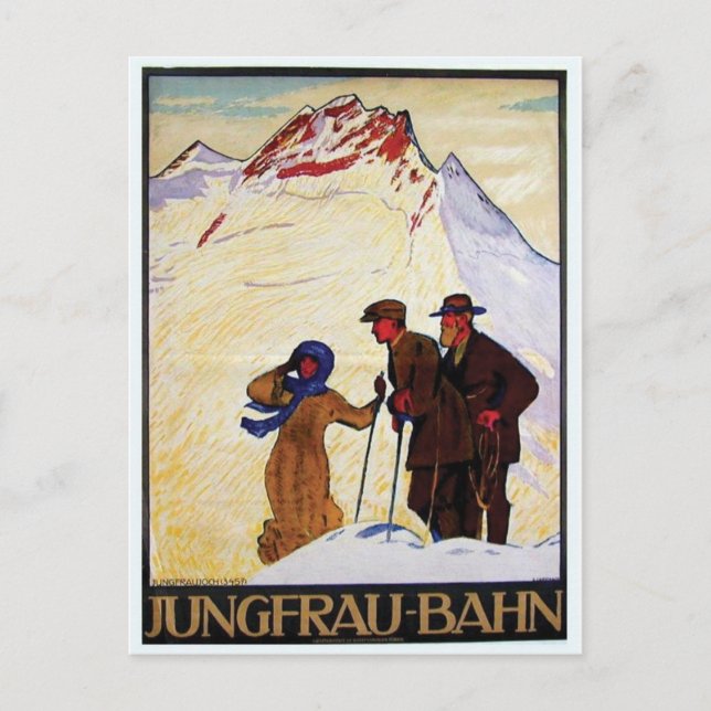 Vintage annons Poster vykort (Framsida)