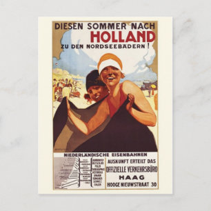 Vintage annons Poster vykort