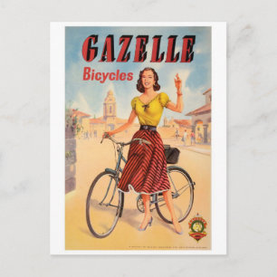 vintage annons Poster vykort