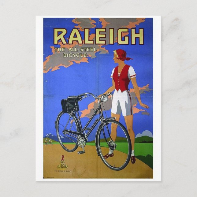 Vintage annons Poster vykort (Framsida)