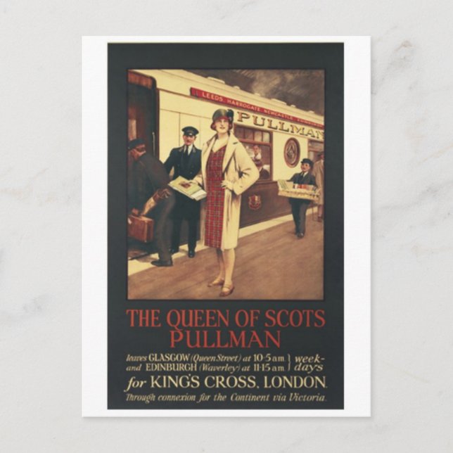 vintage annons Poster vykort (Framsida)