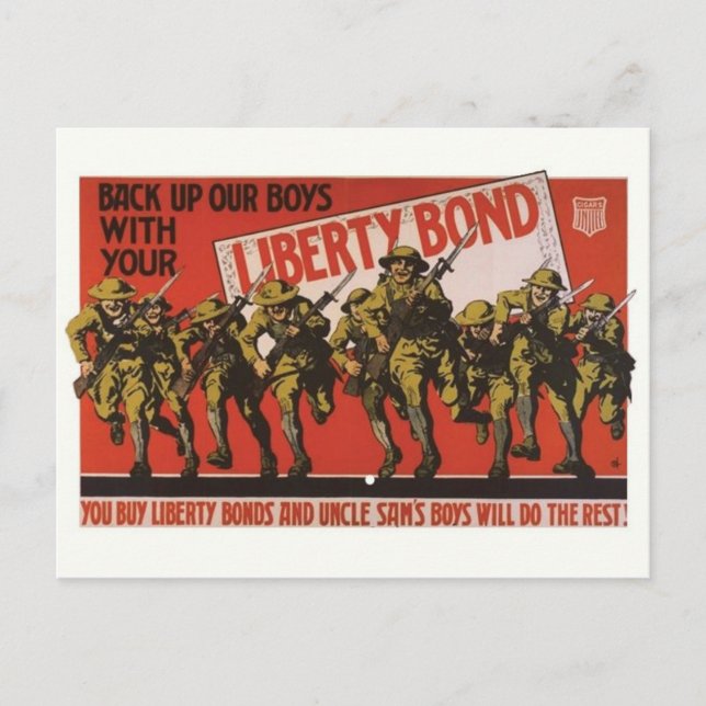 Vintage annons Poster vykort (Framsida)