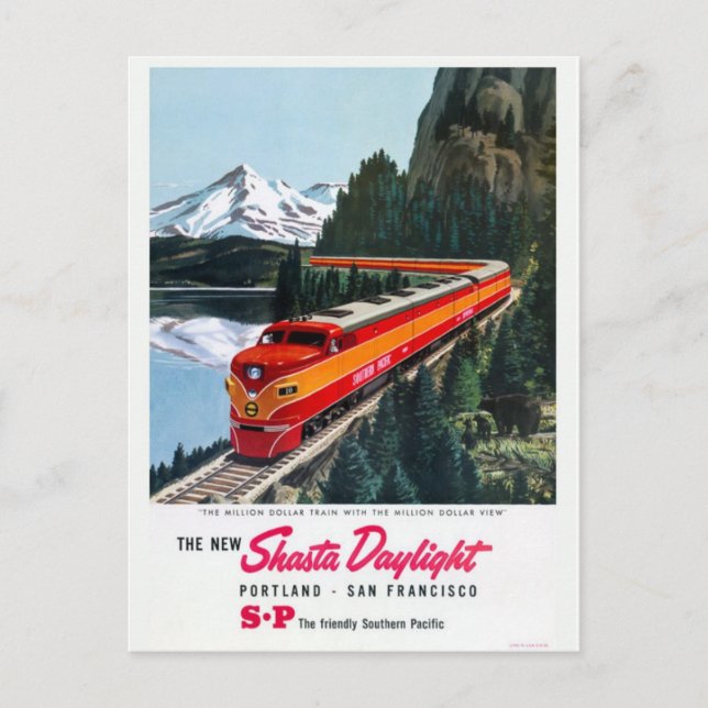 Vintage annons Poster vykort (Framsida)