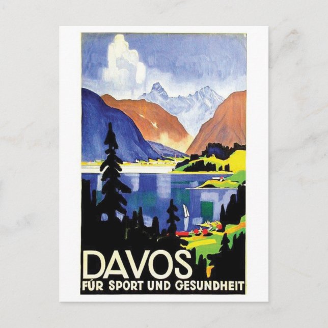 vintage annons Poster vykort (Framsida)