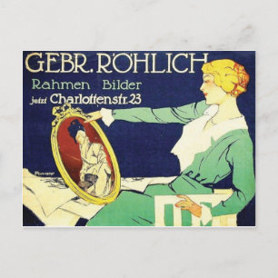 Vintage annons Poster vykort