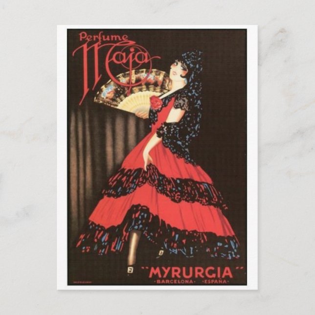 vintage annons Poster vykort (Framsida)