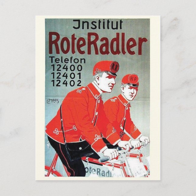 vintage annons Poster vykort (Framsida)