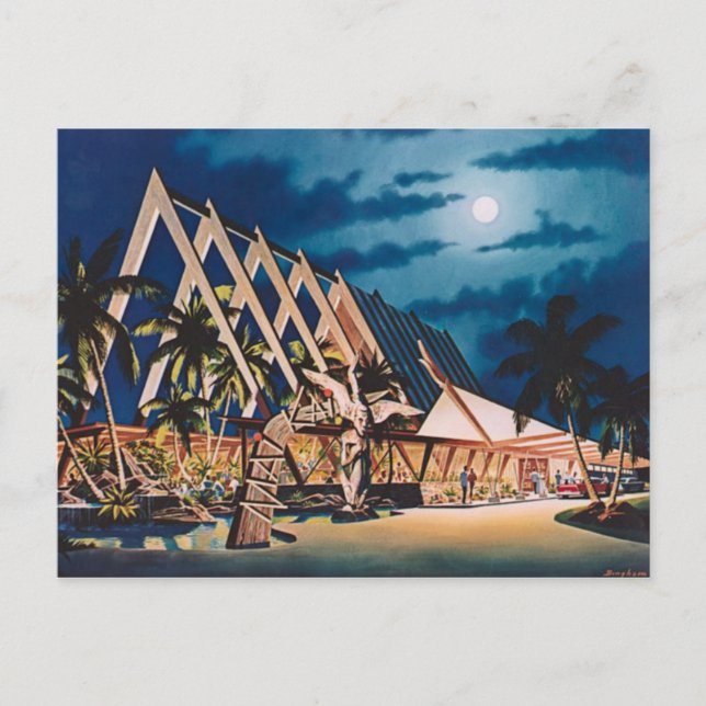 Vintage annons Poster vykort (Framsida)