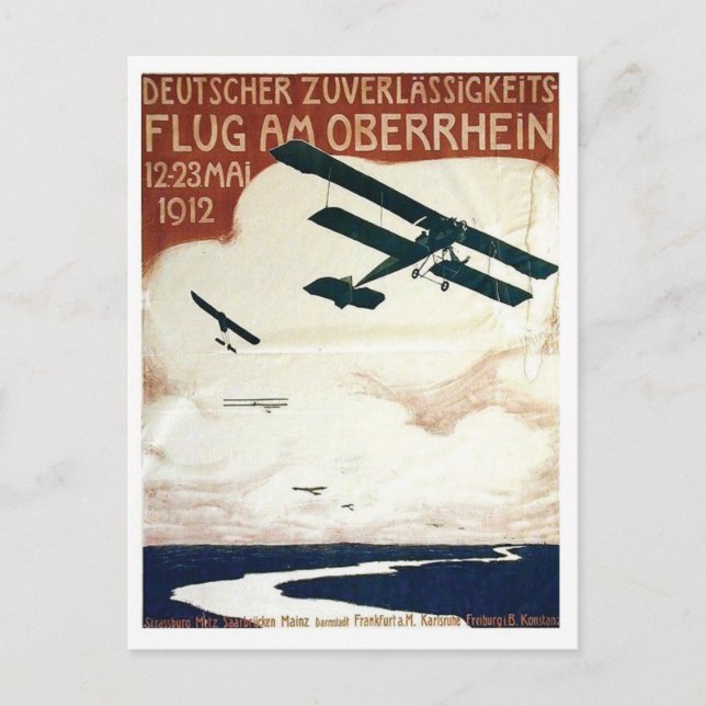 vintage annons Poster vykort (Framsida)