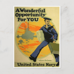 Vintage annons Poster vykort