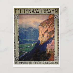 Vintage annons Poster vykort