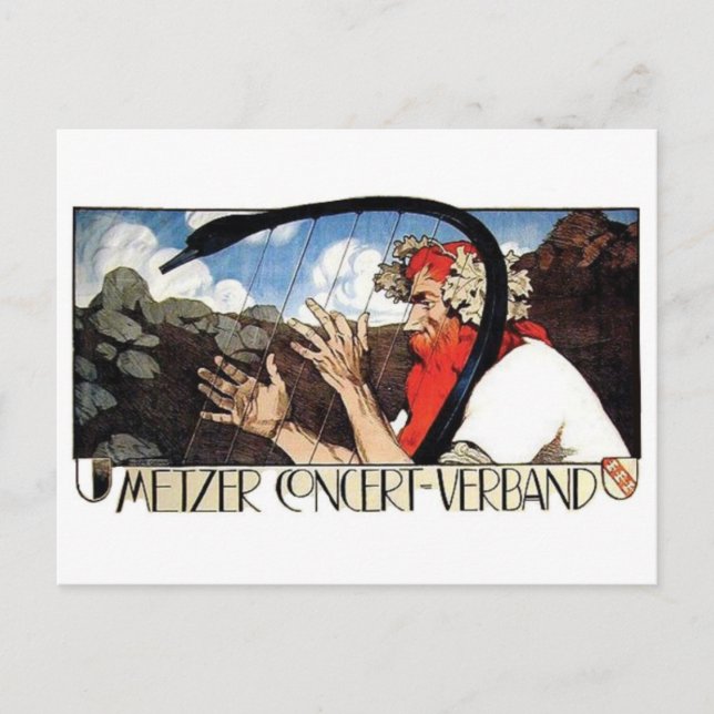 Vintage annons Poster vykort (Framsida)