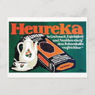 Vintage annons Poster vykort