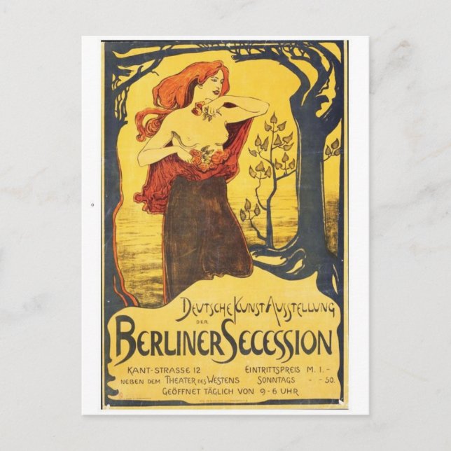 Vintage annons Poster vykort (Framsida)