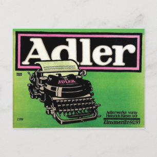 vintage annons Poster vykort