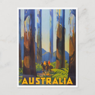 vintage annons Poster vykort