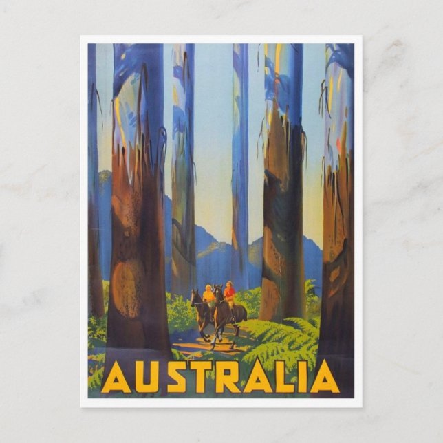 vintage annons Poster vykort (Framsida)