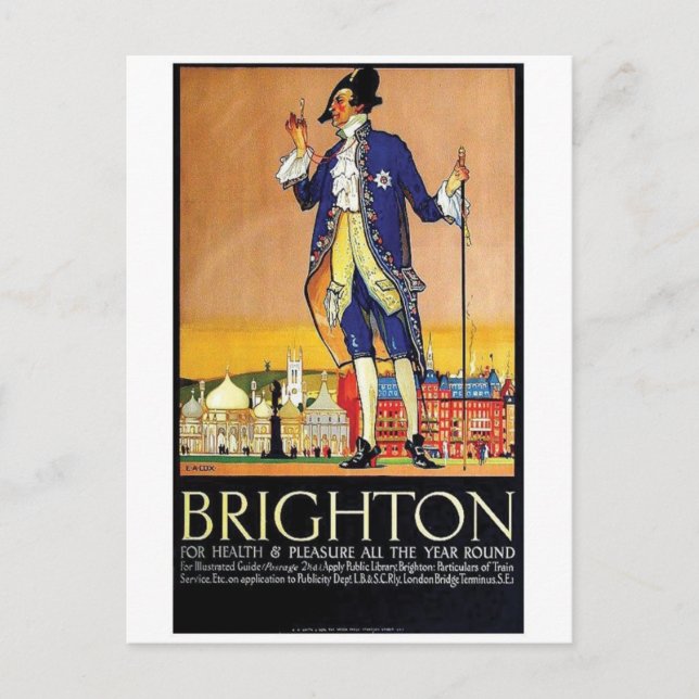 vintage annons Poster vykort (Framsida)