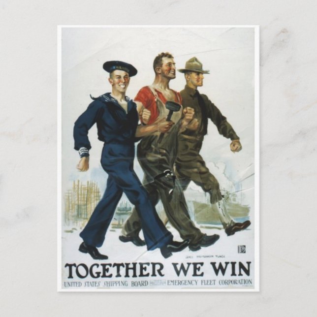 vintage annons Poster vykort (Framsida)