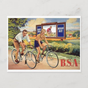 vintage annons Poster vykort