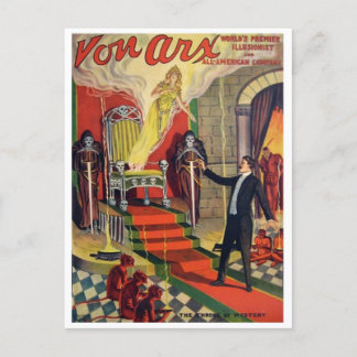 Vintage annons Poster vykort