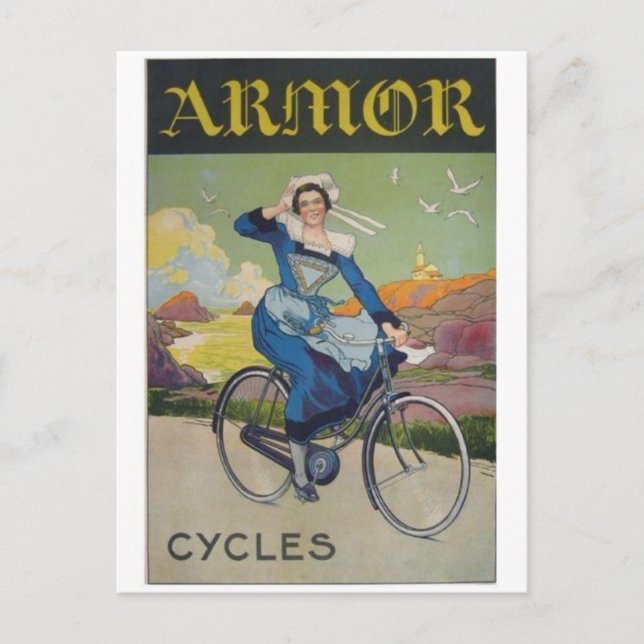vintage annons Poster vykort (Framsida)