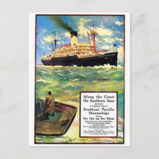 vintage annons Poster vykort