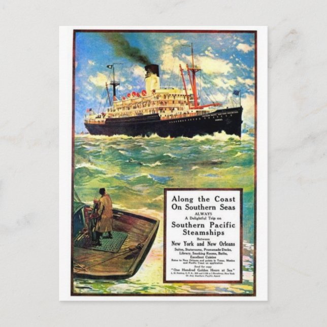 vintage annons Poster vykort (Framsida)