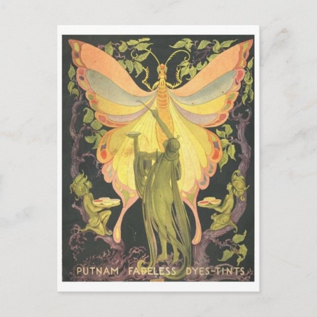 Vintage annons Poster vykort (Framsida)